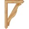 Ekena Millwork Funston Arts & Crafts Rough Sawn Bracket, Western Red Cedar, 4"W x 26"D x 38"H BKT04X26X38FST03RWR - alternate 4